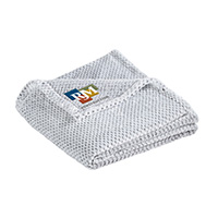 Plush Texture Blanket - Grey