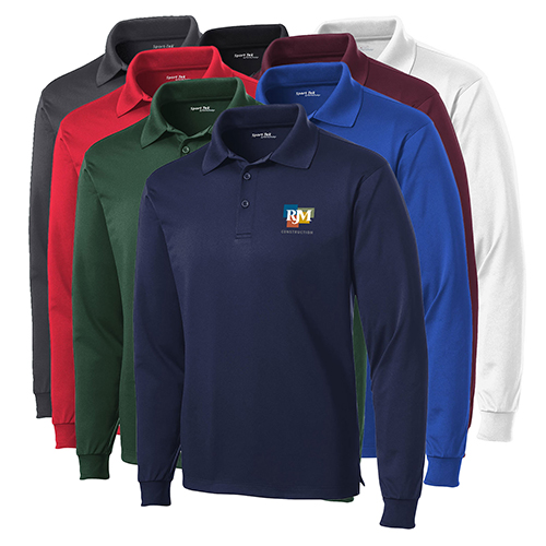 Sport-Tek® Long Sleeve Micropique Sport-Wick® Polo - 